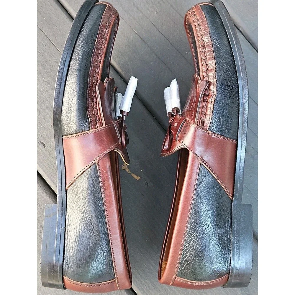 Johnston & Murphy Aragon II Kiltie Tassel Leather Loafers Sz 9.5 NEW